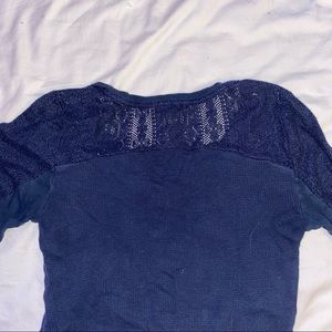 Lucky Brand Long Sleeve w/Lace Shirt
